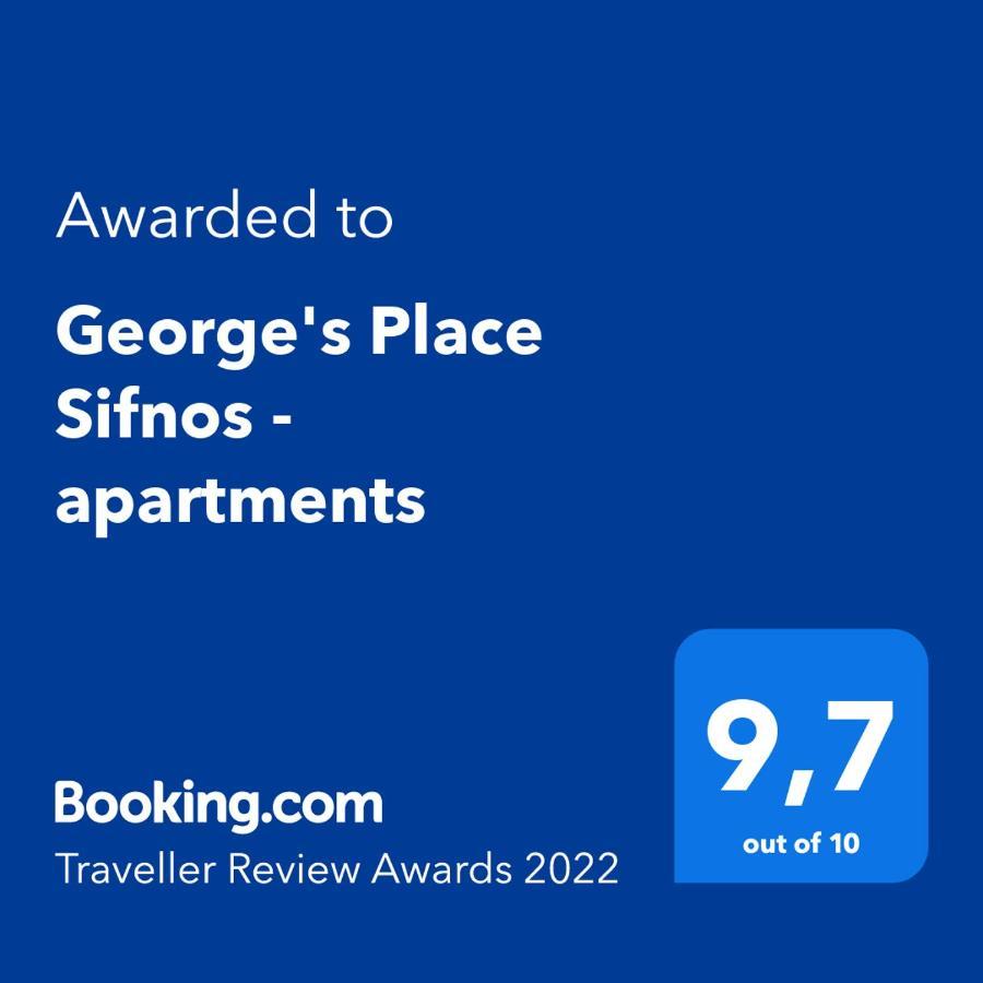 George'S Place Sifnos - Apartments Apollonia  Bagian luar foto